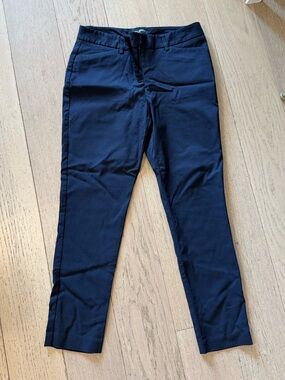 Mario Serrani Navy Stretch Waistband Trousers